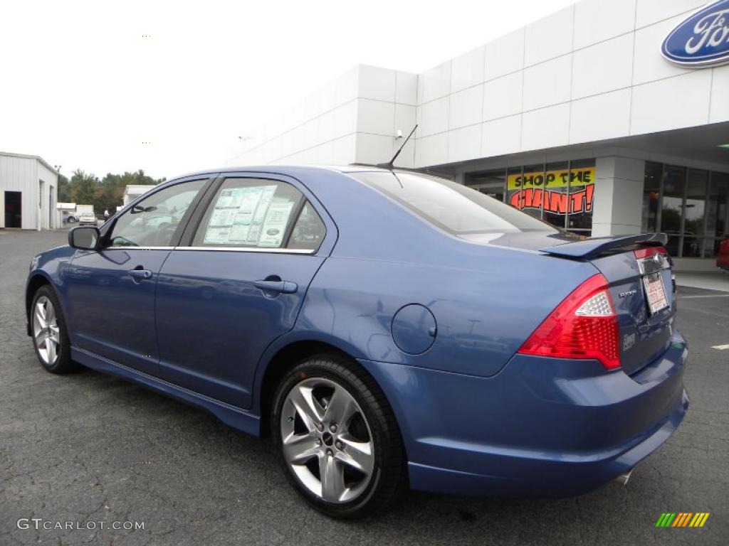 2010 Fusion Sport - Sport Blue Metallic / Charcoal Black/Sport Black photo #23