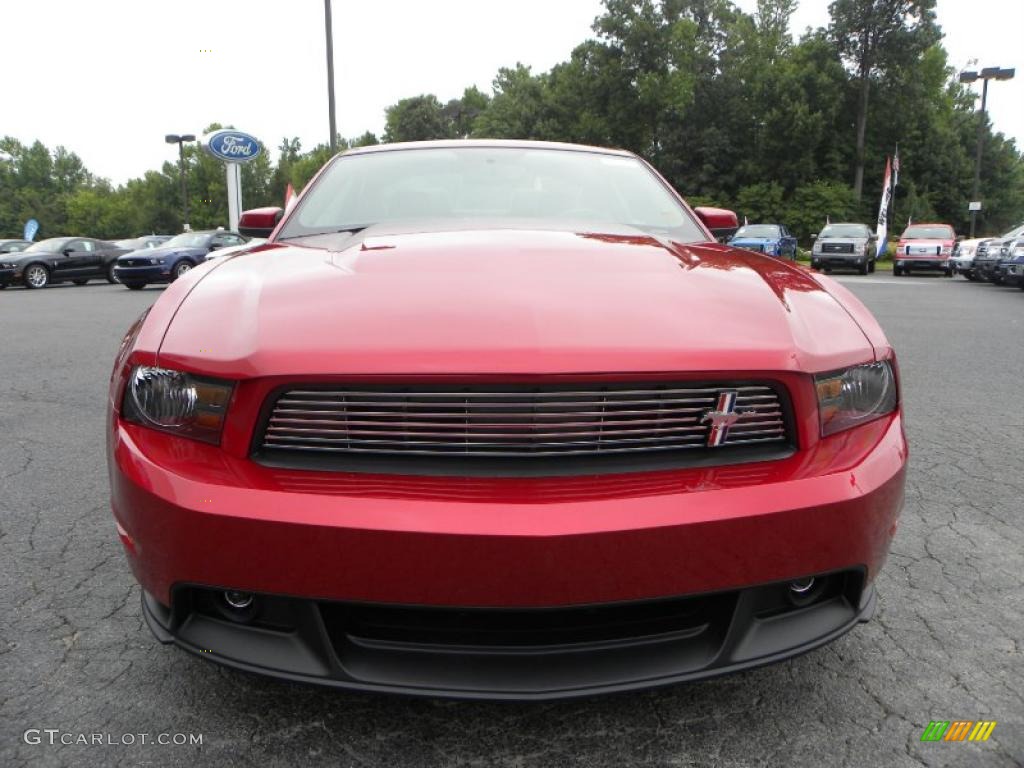 2011 Mustang GT/CS California Special Coupe - Red Candy Metallic / CS Charcoal Black/Carbon photo #7