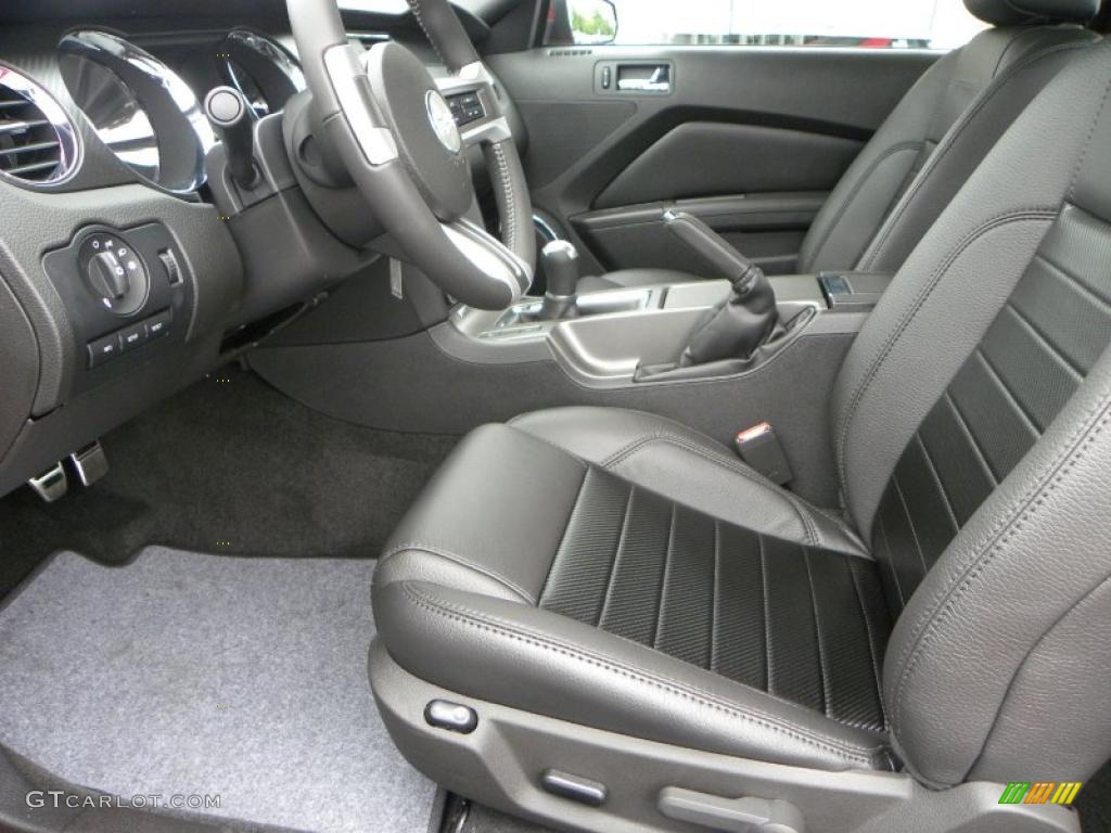 2011 Mustang GT/CS California Special Coupe - Red Candy Metallic / CS Charcoal Black/Carbon photo #17