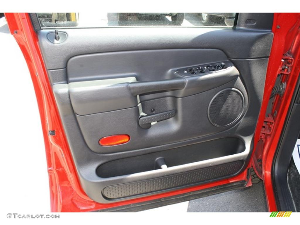 2005 Ram 1500 SLT Quad Cab 4x4 - Flame Red / Dark Slate Gray photo #7