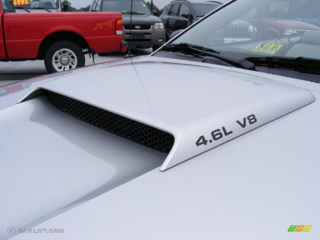 2001 Mustang GT Convertible - Silver Metallic / Medium Graphite photo #13