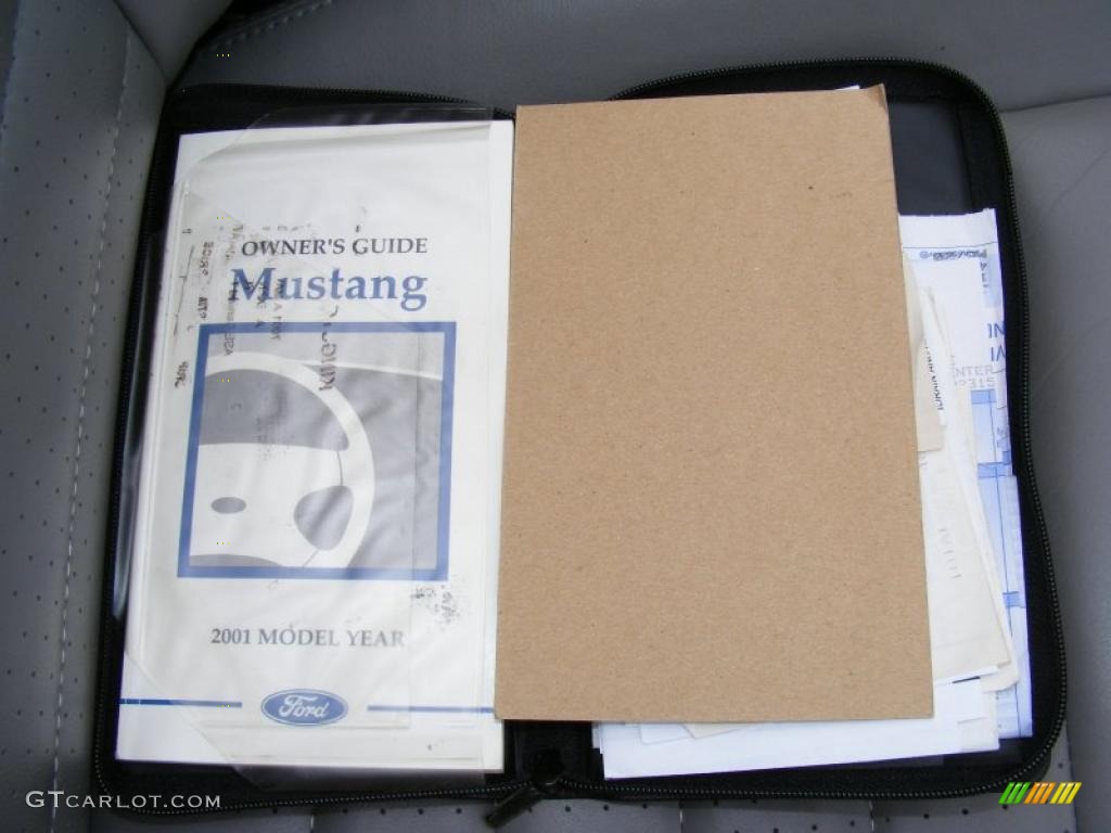 2001 Mustang GT Convertible - Silver Metallic / Medium Graphite photo #28
