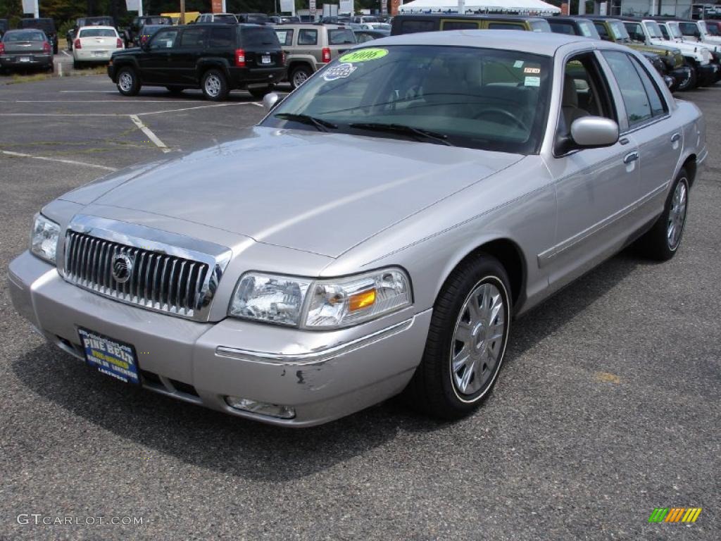 2006 Grand Marquis GS - Silver Birch Metallic / Light Camel photo #1