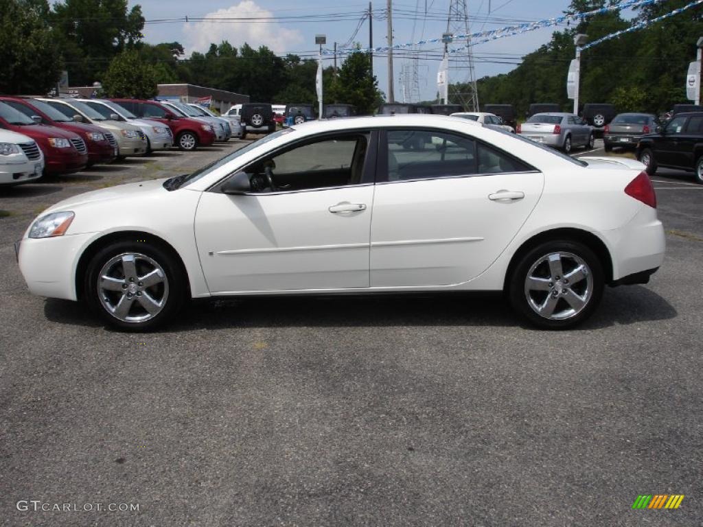 2007 G6 GT Sedan - Ivory White / Light Taupe photo #9