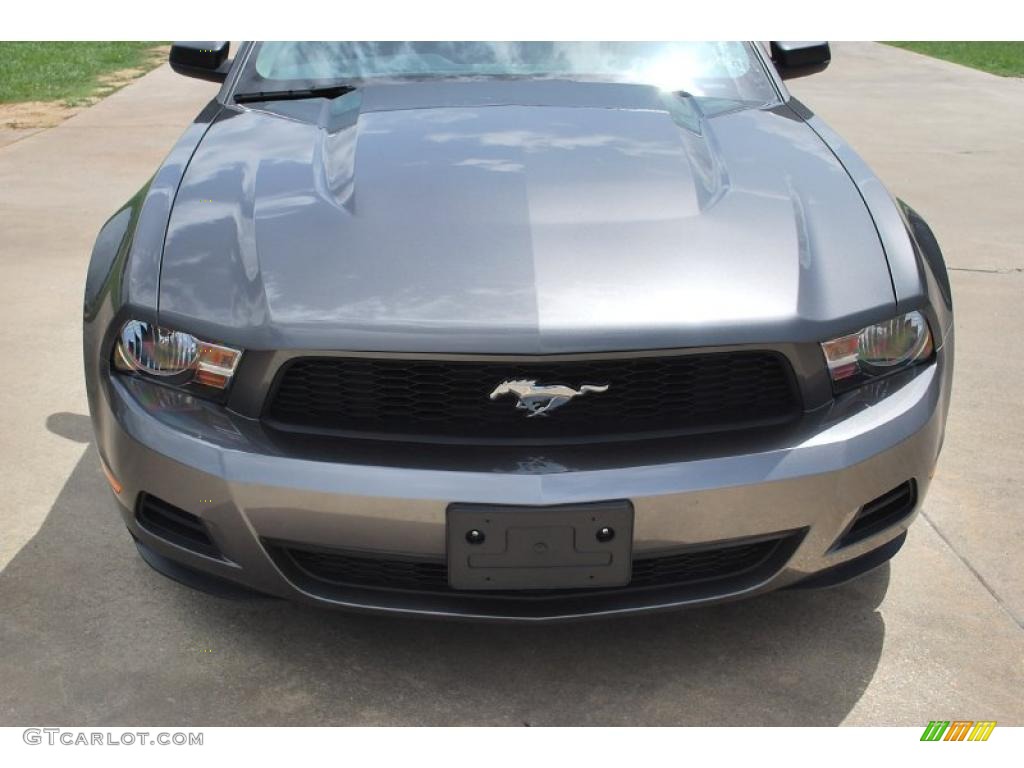 2010 Mustang V6 Coupe - Sterling Grey Metallic / Stone photo #7