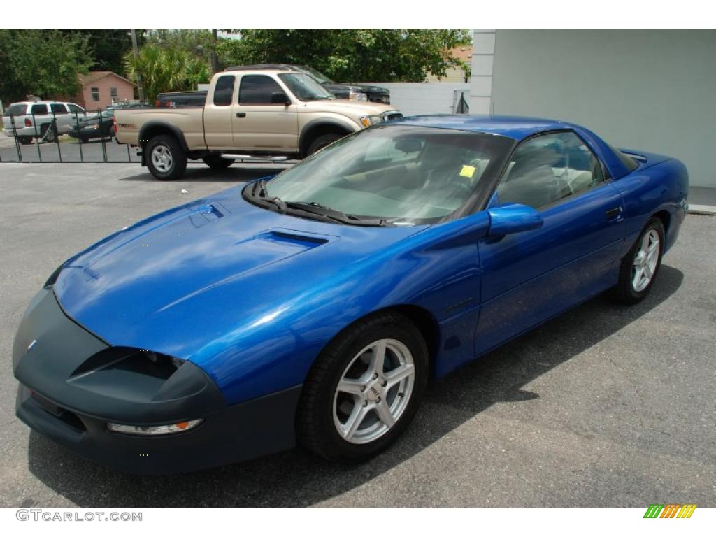 1994 Camaro Coupe - Medium Quasar Blue Metallic / Gray photo #4