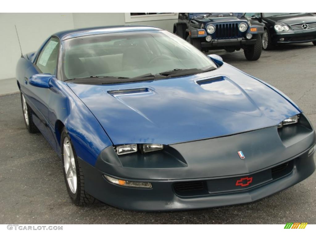 1994 Camaro Coupe - Medium Quasar Blue Metallic / Gray photo #6