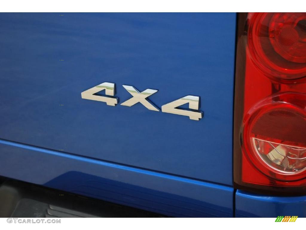 2007 Ram 1500 Lone Star Quad Cab 4x4 - Electric Blue Pearl / Medium Slate Gray photo #7