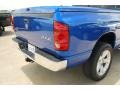 2007 Electric Blue Pearl Dodge Ram 1500 Lone Star Quad Cab 4x4  photo #8