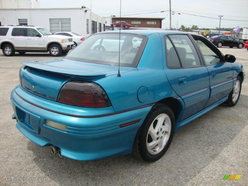 1994 Grand Am GT Sedan - Brilliant Blue Metallic / Dark Gray photo #8