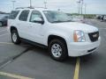 2010 Summit White GMC Yukon SLT 4x4  photo #3