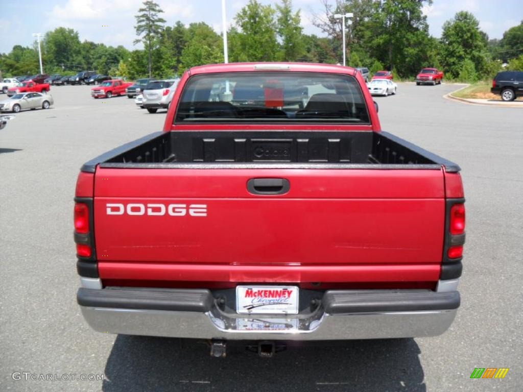 1999 Ram 1500 ST Extended Cab - Flame Red / Agate Black photo #3