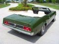 1973 Medium Green Metallic Ford Mustang Convertible  photo #11