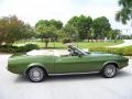 1973 Medium Green Metallic Ford Mustang Convertible  photo #13