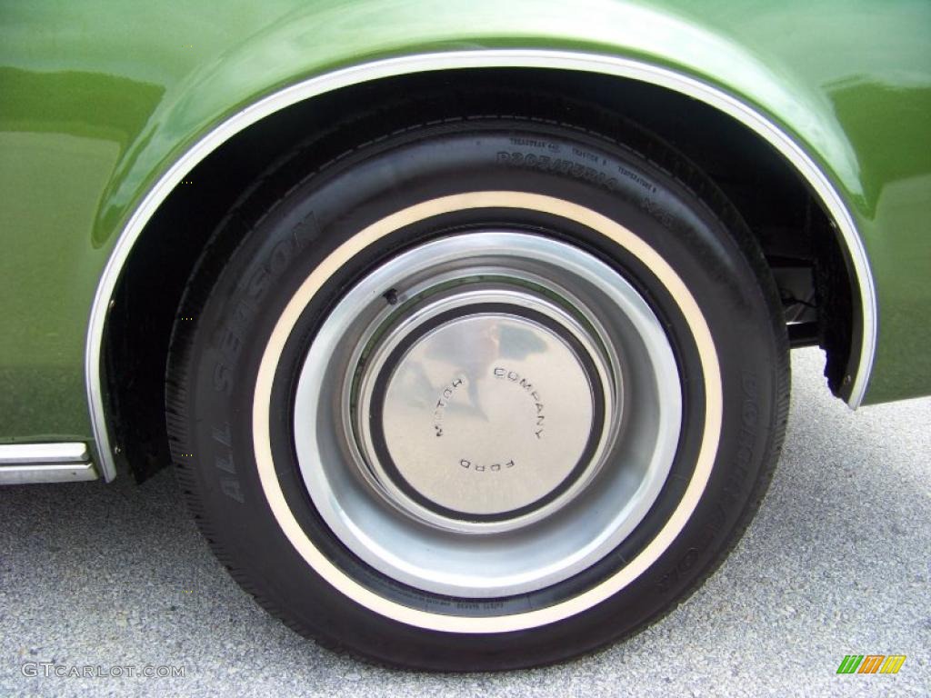 1973 Mustang Convertible - Medium Green Metallic / White photo #18