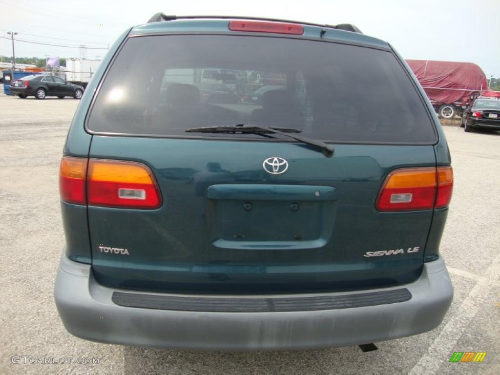 1998 Sienna LE - Dark Green Metallic / Beige photo #9