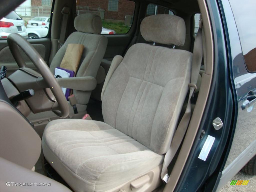 1998 Sienna LE - Dark Green Metallic / Beige photo #17