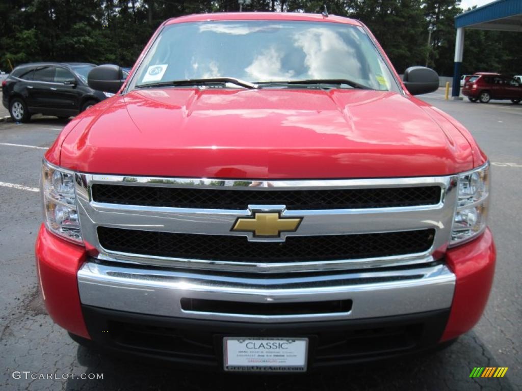 2010 Silverado 1500 LT Crew Cab - Victory Red / Ebony photo #5