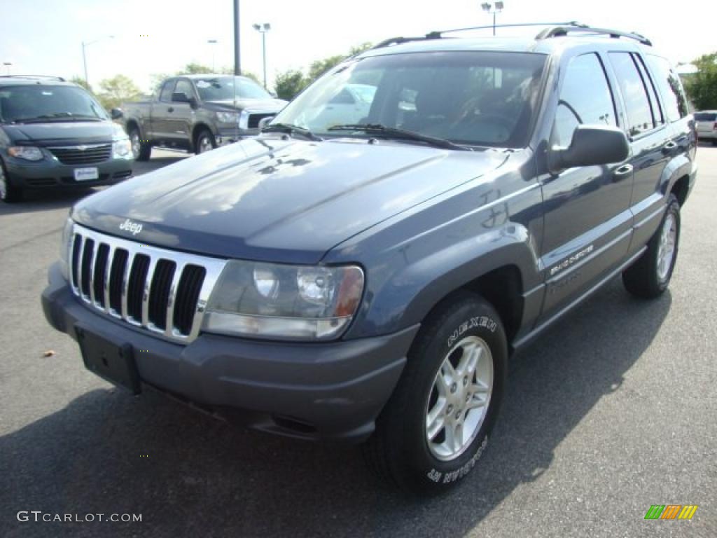 2002 Grand Cherokee Laredo 4x4 - Steel Blue Pearlcoat / Sandstone photo #1