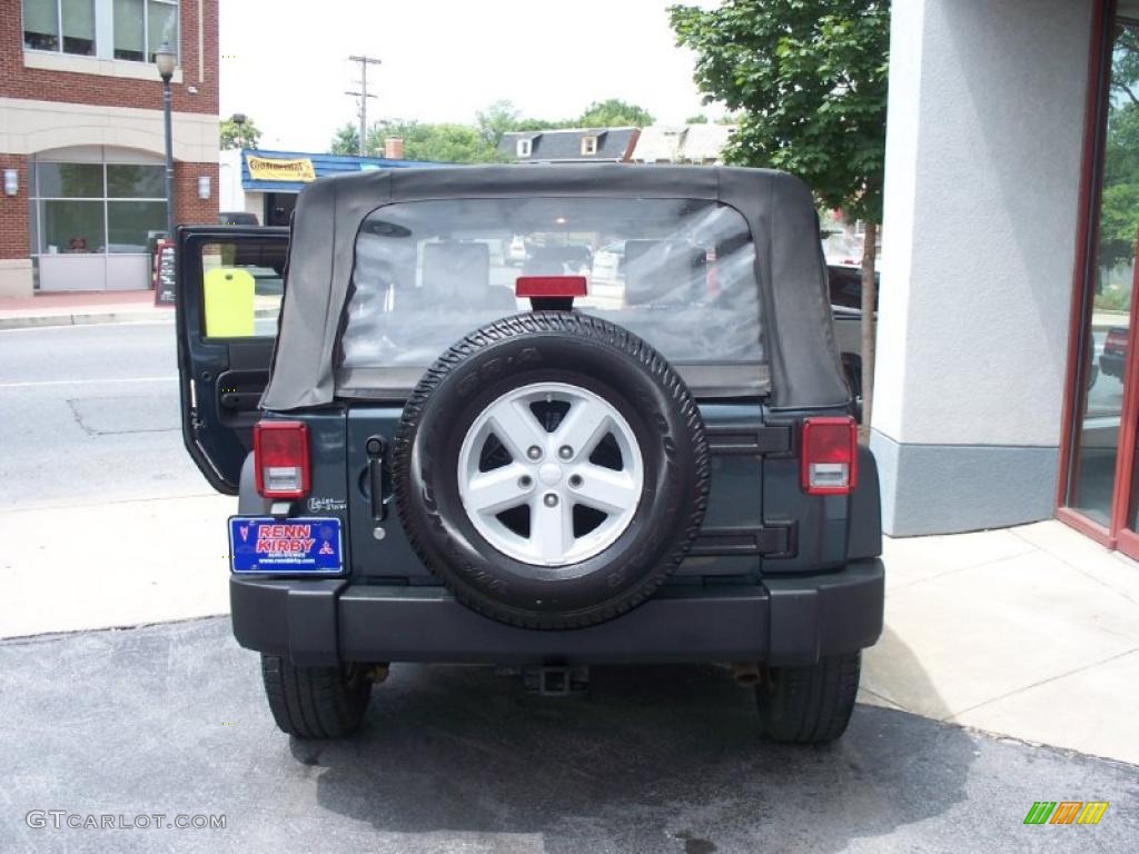 2008 Wrangler X 4x4 - Steel Blue Metallic / Dark Slate Gray/Medium Slate Gray photo #18