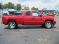 2010 Victory Red Chevrolet Silverado 1500 LT Extended Cab 4x4  photo #2