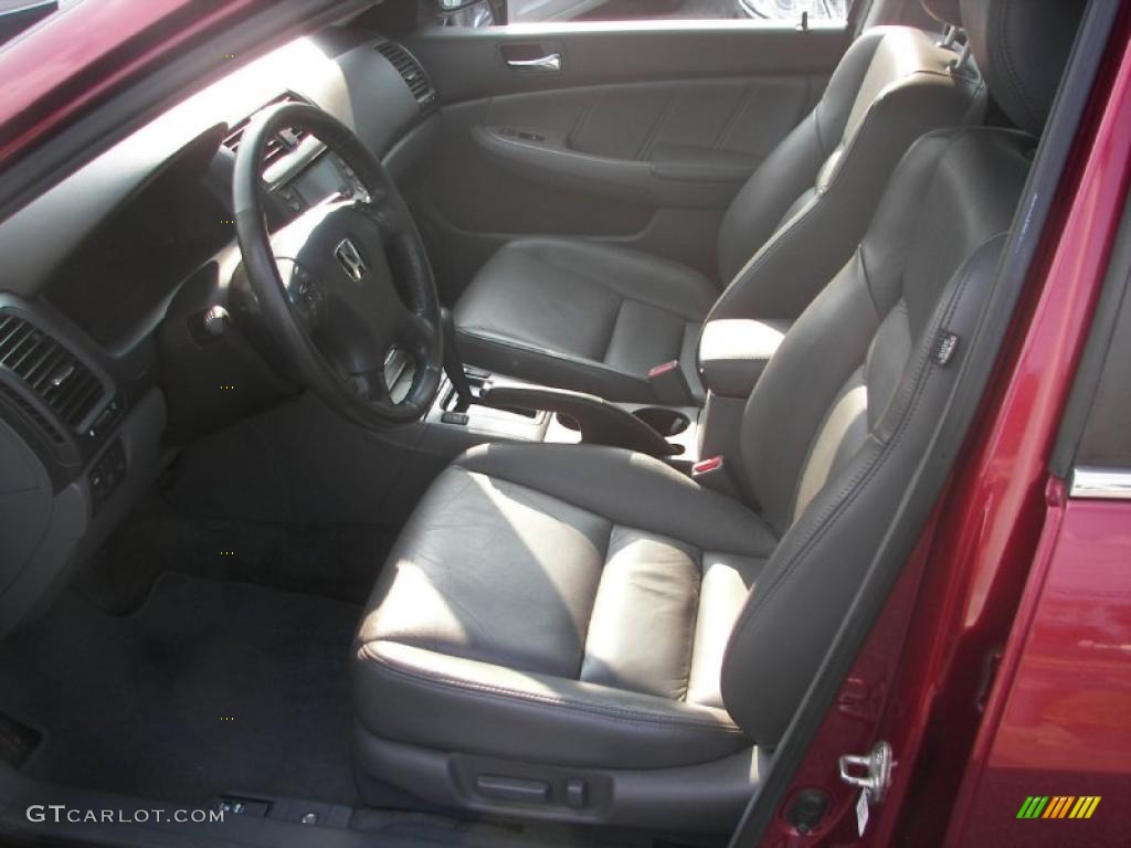 2005 Accord EX-L V6 Sedan - Redondo Red Pearl / Black photo #5