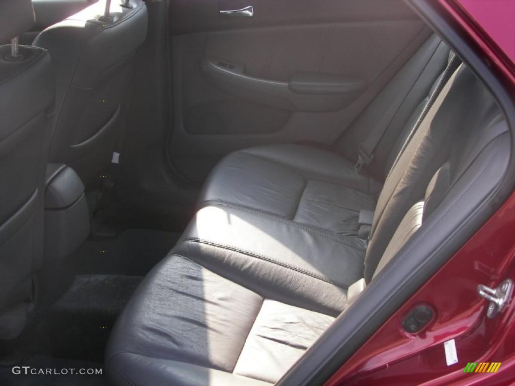 2005 Accord EX-L V6 Sedan - Redondo Red Pearl / Black photo #6