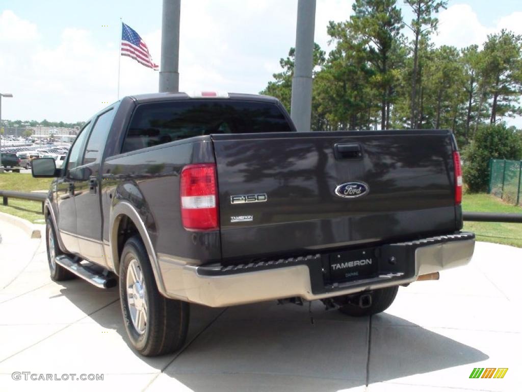 2006 F150 Lariat SuperCrew - Dark Stone Metallic / Medium/Dark Flint photo #8