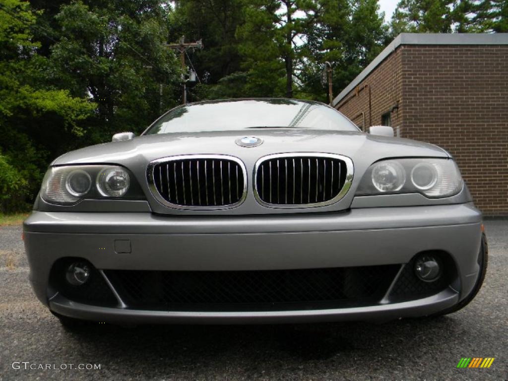 2004 3 Series 330i Convertible - Silver Grey Metallic / Grey photo #3