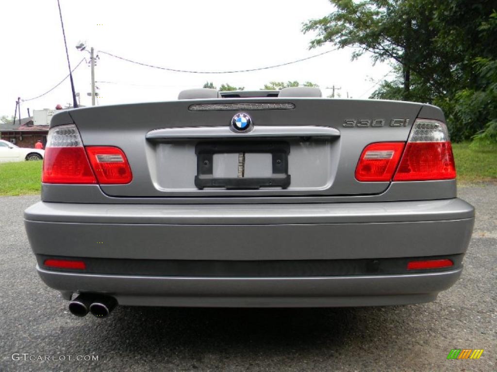 2004 3 Series 330i Convertible - Silver Grey Metallic / Grey photo #7