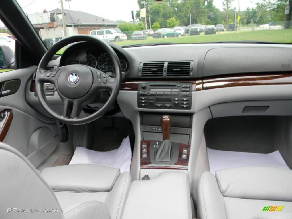 2004 3 Series 330i Convertible - Silver Grey Metallic / Grey photo #11