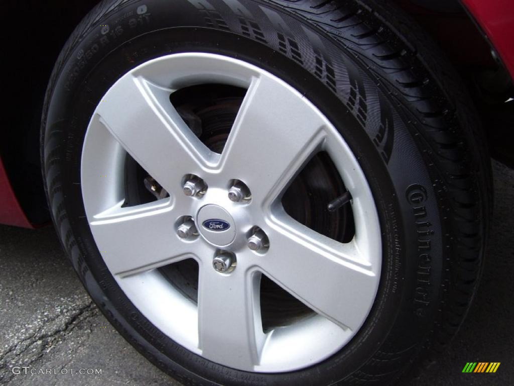 2007 Fusion SE V6 - Redfire Metallic / Light Stone photo #12