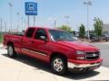 2006 Victory Red Chevrolet Silverado 1500 LS Extended Cab  photo #3