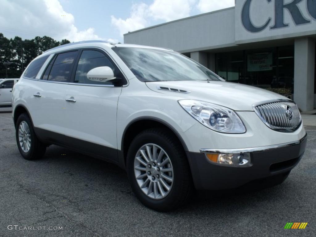 2011 Enclave CXL - White Opal / Cashmere/Cocoa photo #2