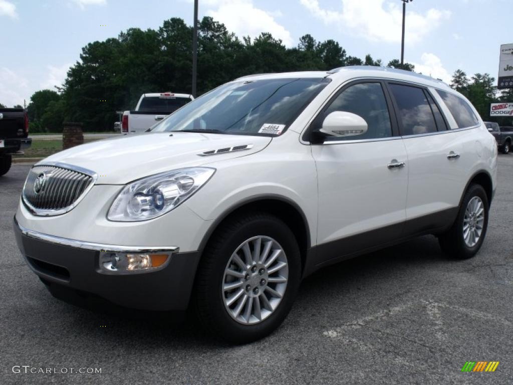 2011 Enclave CXL - White Opal / Cashmere/Cocoa photo #4