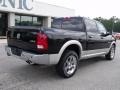 2010 Brilliant Black Crystal Pearl Dodge Ram 1500 Laramie Crew Cab 4x4  photo #8