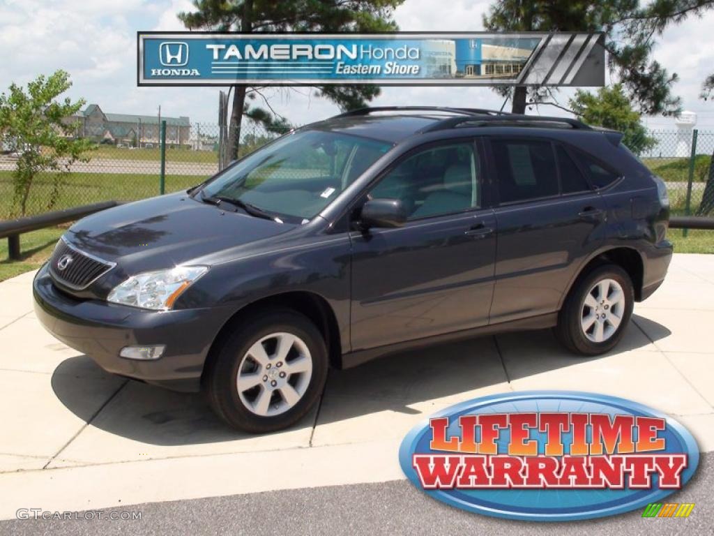 2007 RX 350 AWD - Black Forest Pearl / Light Gray photo #1