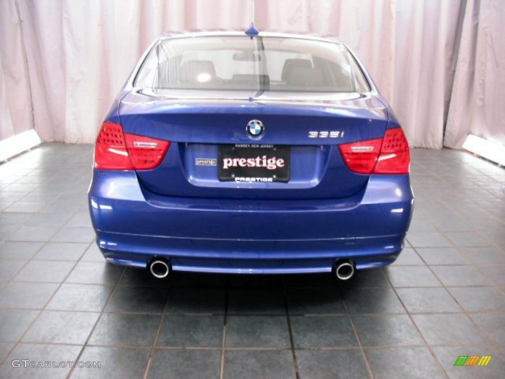 2009 3 Series 335i Sedan - Blue Water Metallic / Black photo #3