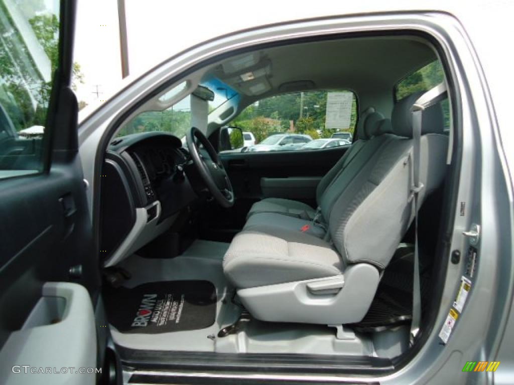 Graphite Gray Interior 2007 Toyota Tundra Regular Cab Photo #32921046