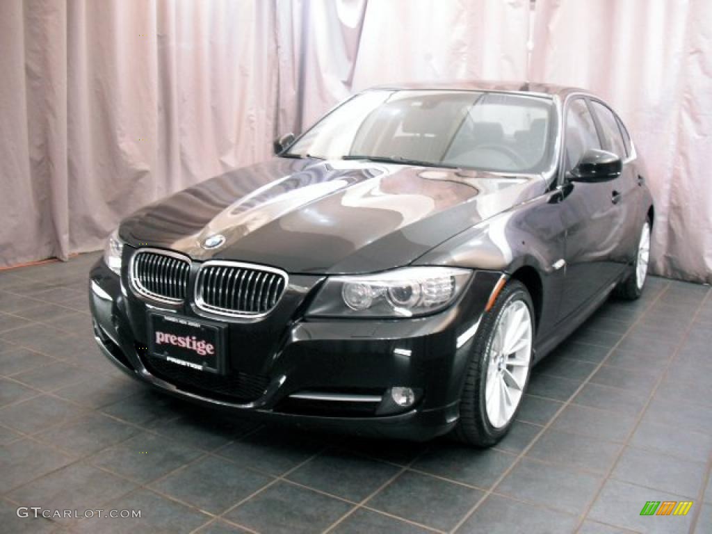 2009 3 Series 335i Sedan - Jet Black / Black photo #1