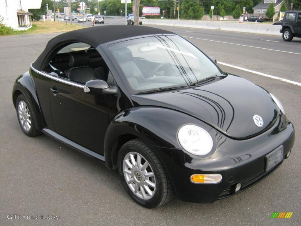 2005 New Beetle GLS Convertible - Uni Black / Black photo #1