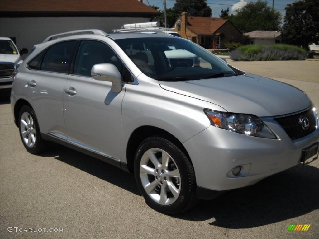 2010 RX 350 AWD - Tungsten Silver Pearl / Light Gray/Espresso Birds-Eye Maple photo #6