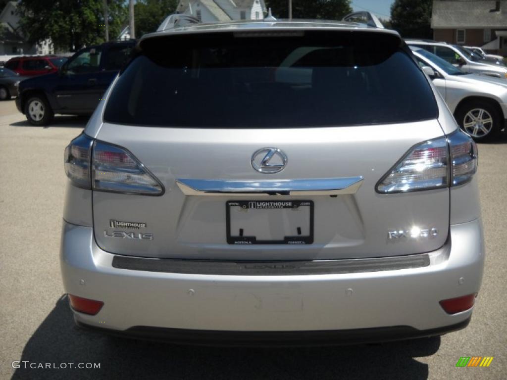 2010 RX 350 AWD - Tungsten Silver Pearl / Light Gray/Espresso Birds-Eye Maple photo #8