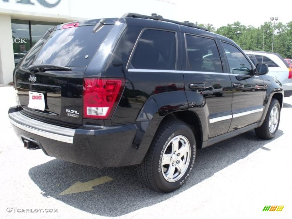 2006 Grand Cherokee Limited 4x4 - Black / Medium Slate Gray photo #8