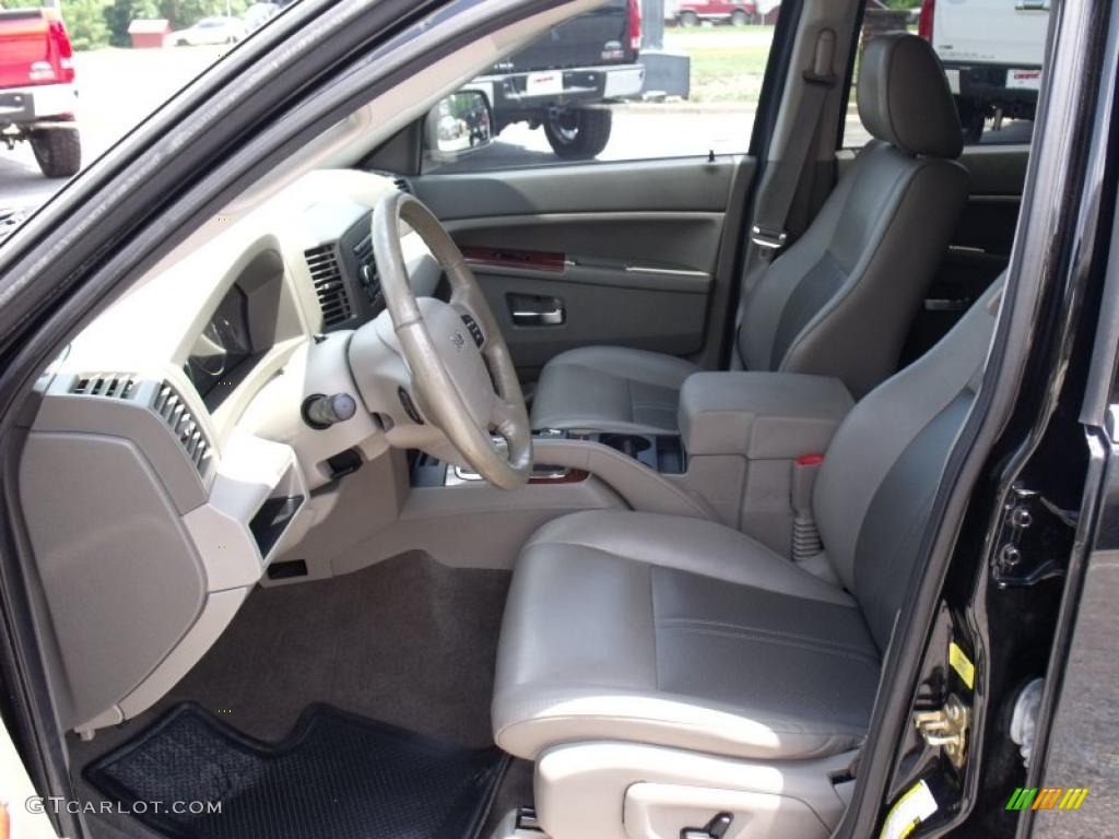 2006 Grand Cherokee Limited 4x4 - Black / Medium Slate Gray photo #13