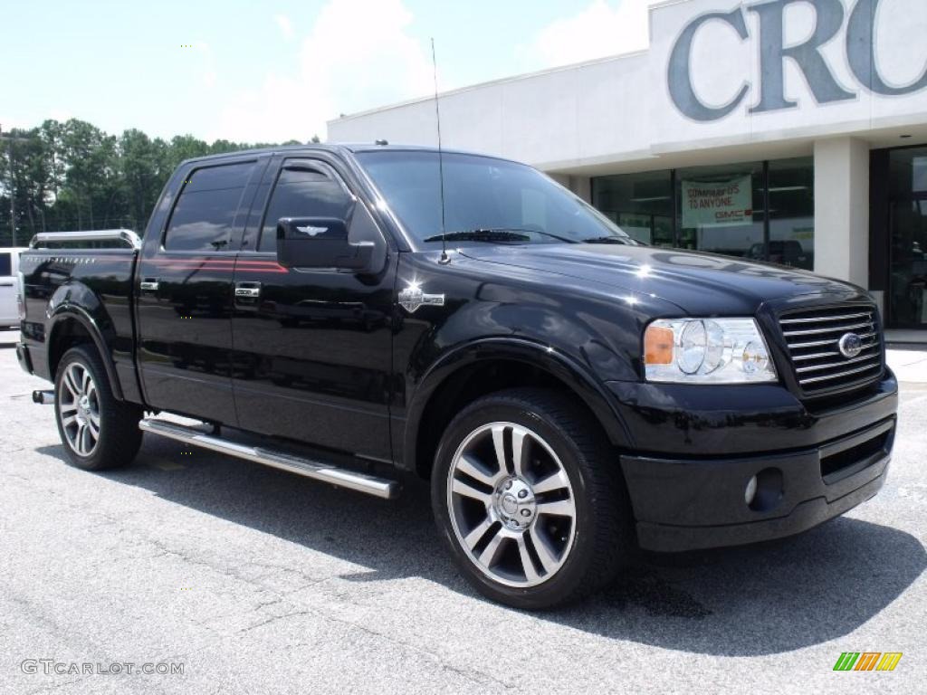 Black 2007 Ford F150 Harley-Davidson SuperCrew Exterior Photo #32923262