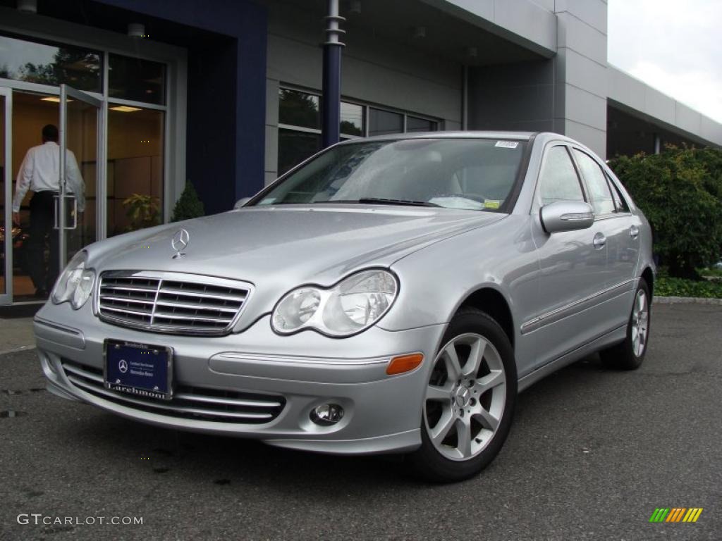 2007 C 280 4Matic Luxury - Iridium Silver Metallic / Ash photo #1