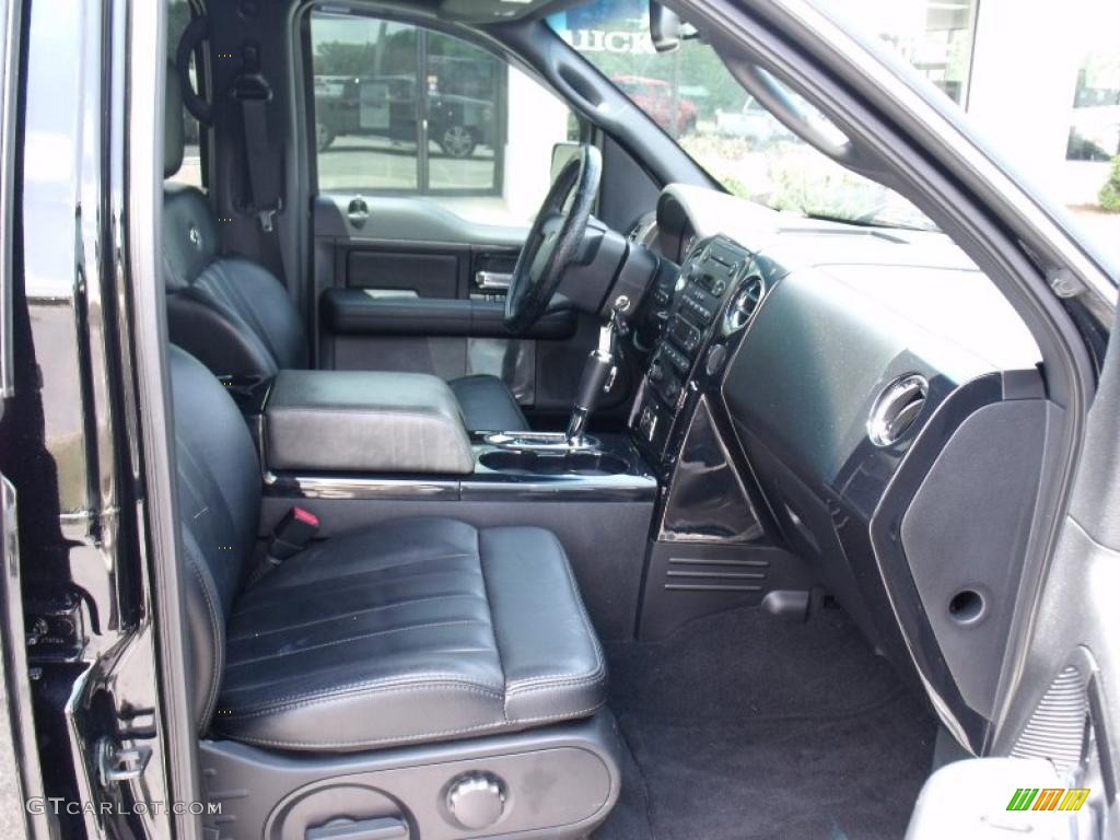 Black Interior 2007 Ford F150 Harley-Davidson SuperCrew Photo #32923530