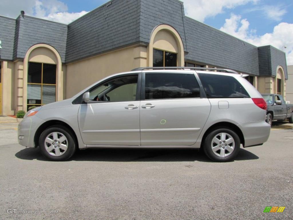 2006 Sienna XLE - Silver Shadow Pearl / Stone Gray photo #4