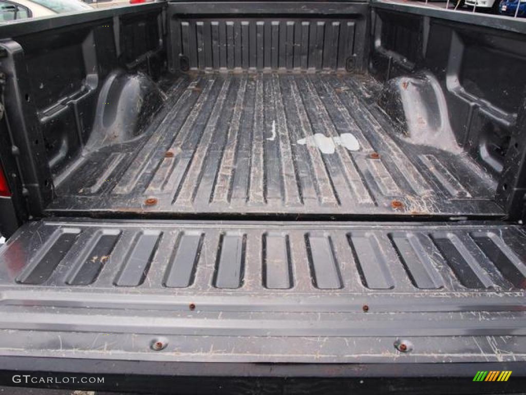 2004 F150 XL Regular Cab 4x4 - Dark Shadow Grey Metallic / Dark Flint photo #5
